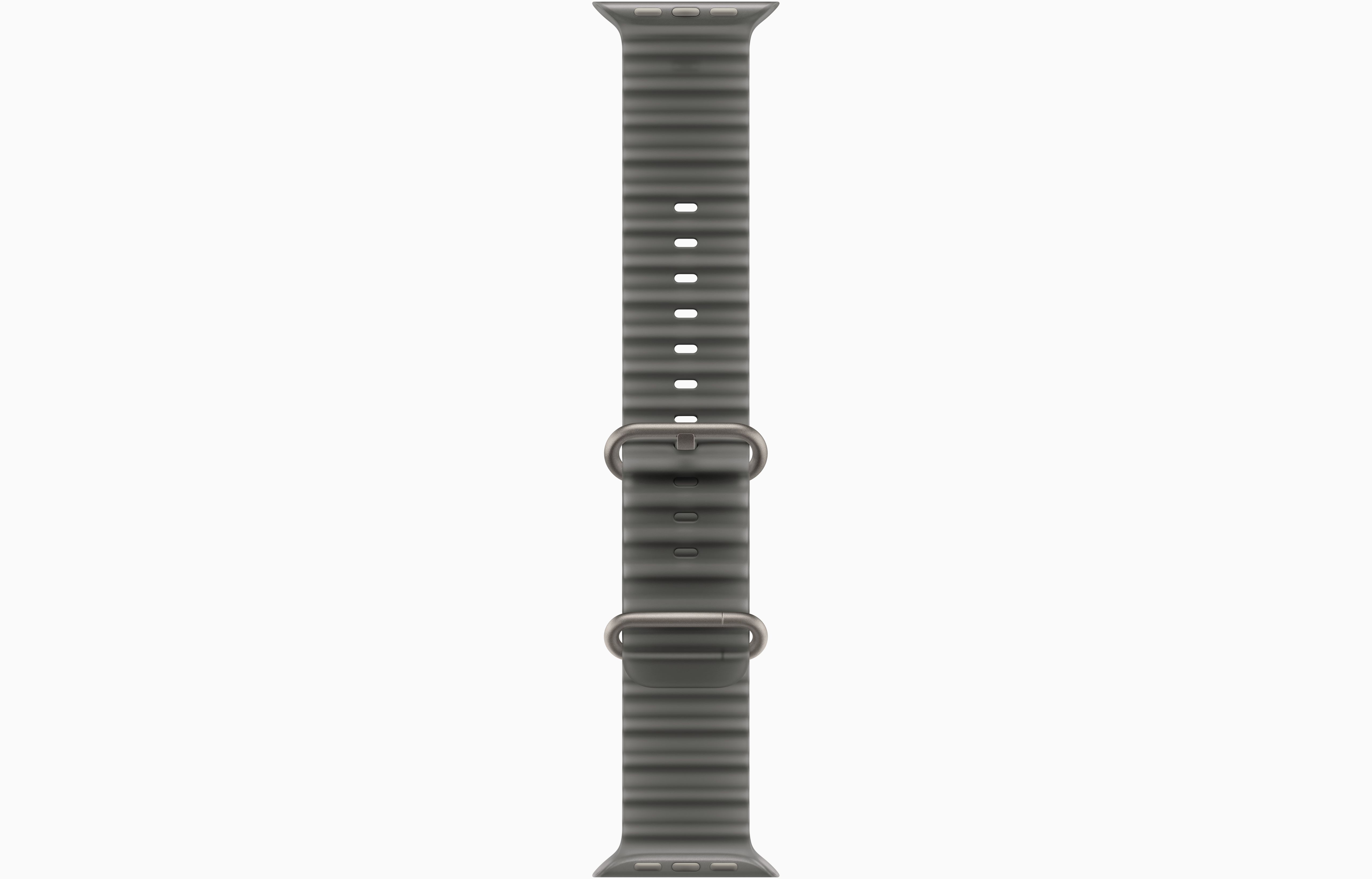 Apple Watch Ultra 4 49 мм, корпус из натурального титана, ремешок Ocean Band