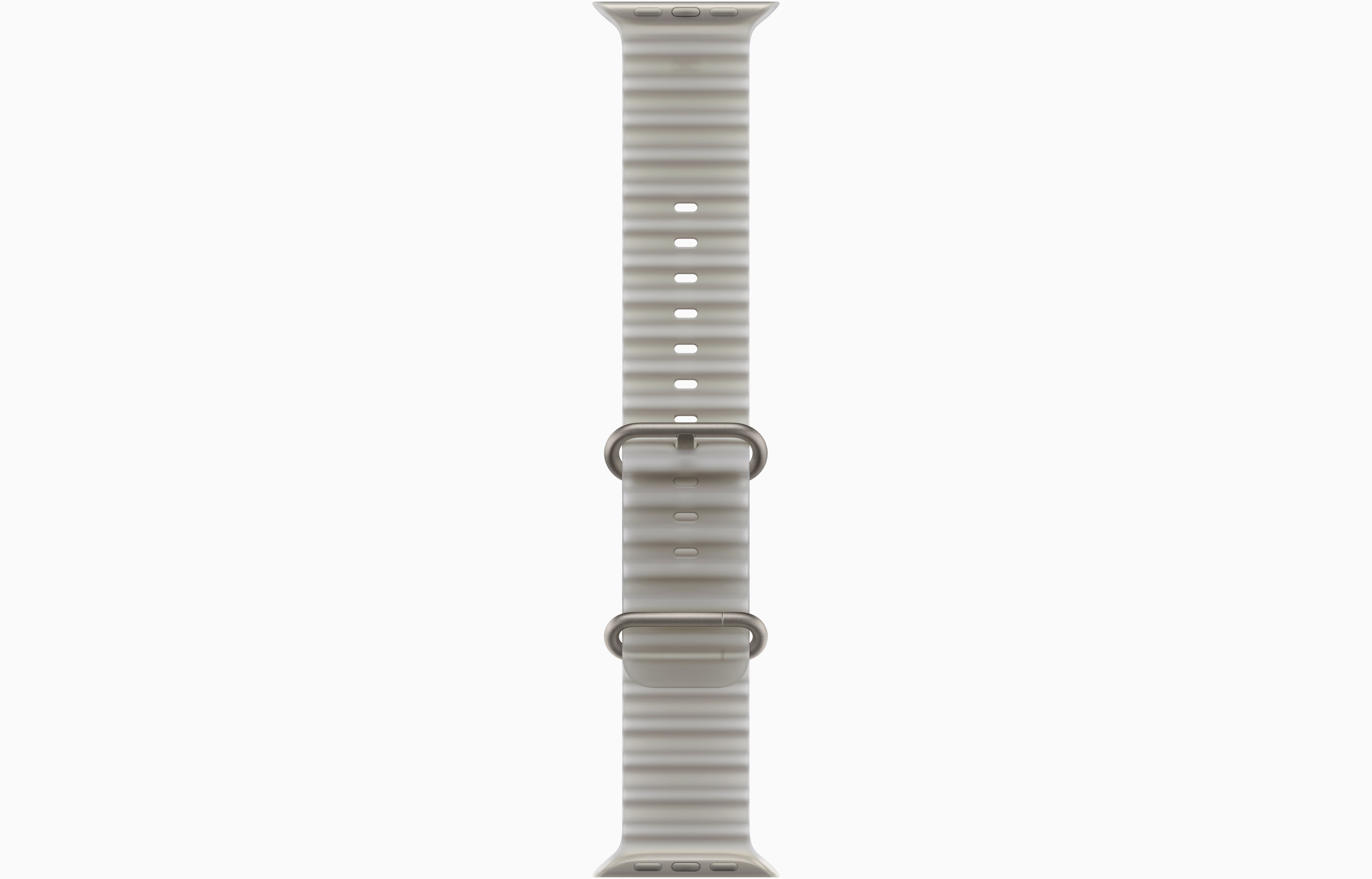 Apple Watch Ultra 4 49 мм, корпус из натурального титана, ремешок Ocean Band