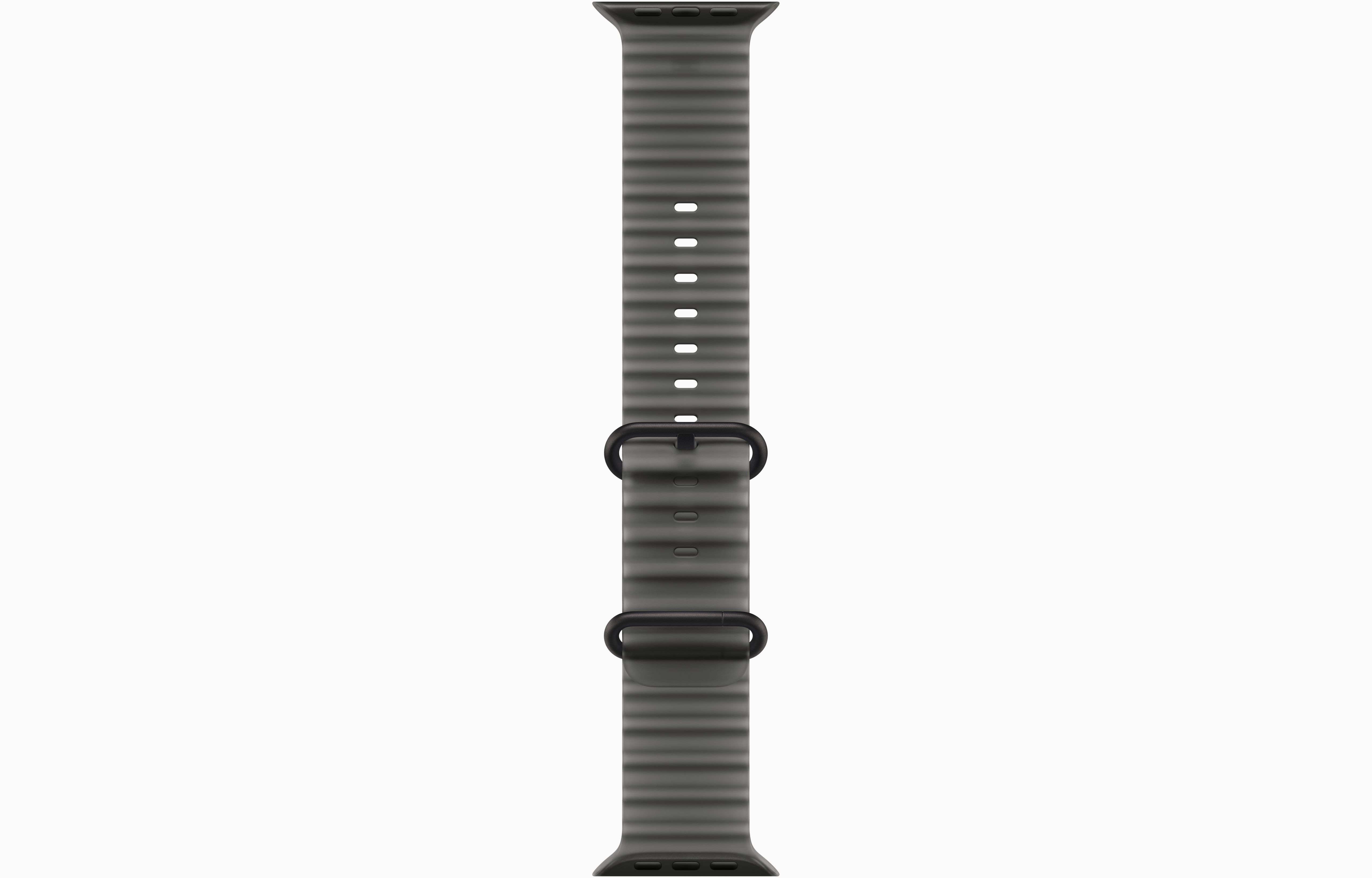 Apple Watch Ultra 4 49 мм, корпус из черного титана, ремешок Ocean Band