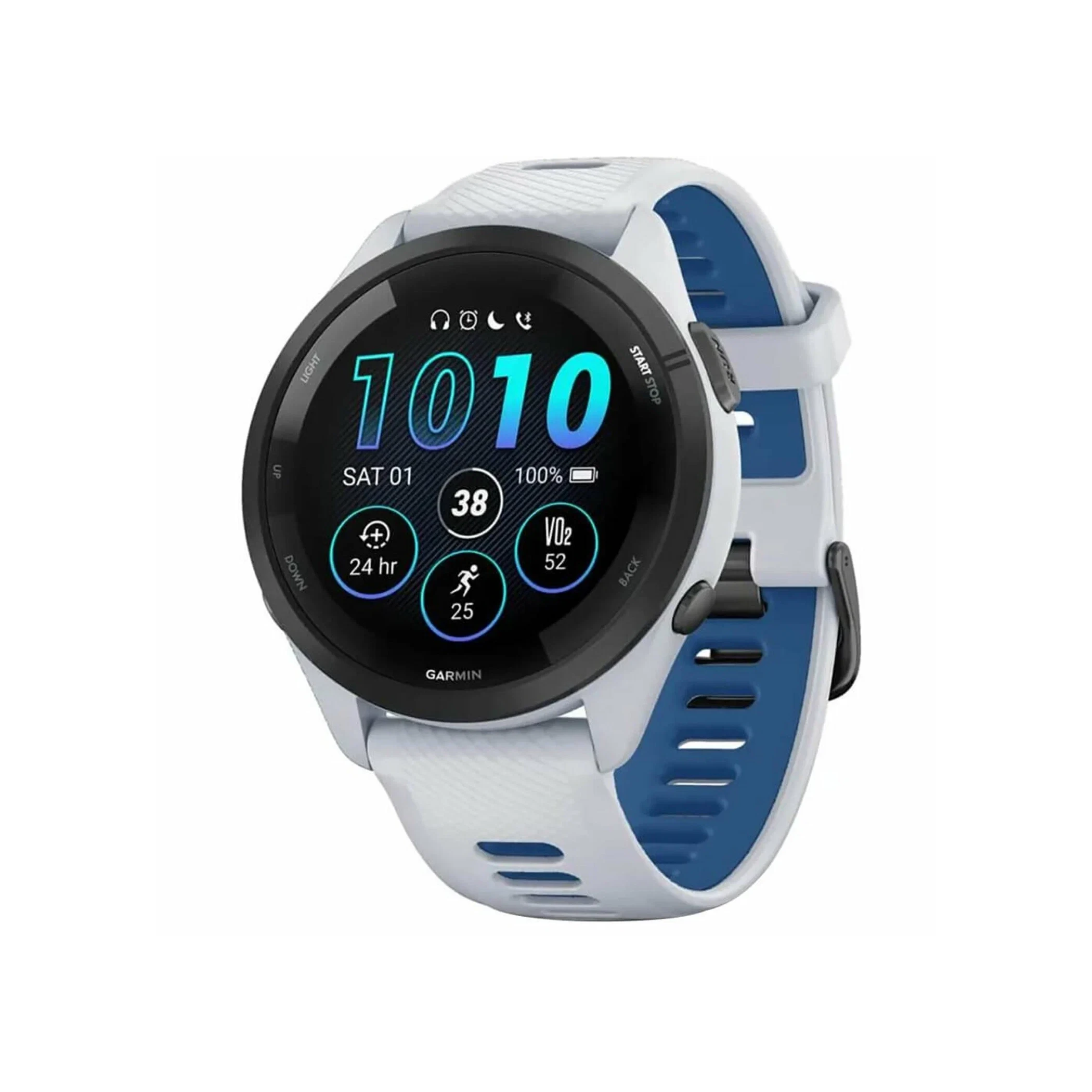 Умные часы Garmin Forerunner 265 46 мм, бело-синий