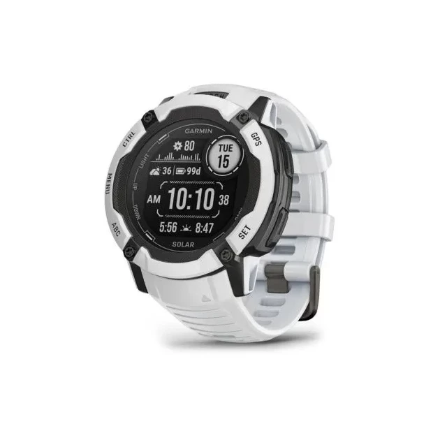 Умные часы Garmin Instinct 2X Solar 50 мм, белый